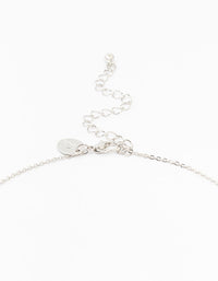 Silver Cubic Zirconia Radiant Cross Necklace - link has visual effect only