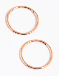 Gold Plated Surgical Steel Fine  Sleeper Earrings 10MM - link has visual effect only
