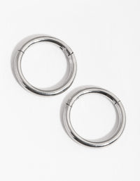 Surgical Steel Fine Sleeper Earrings 8MM - link has visual effect only