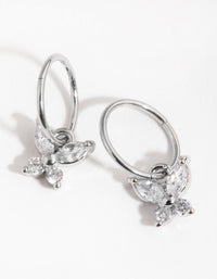Surgical Steel Butterfly Sleeper Earrings - link has visual effect only