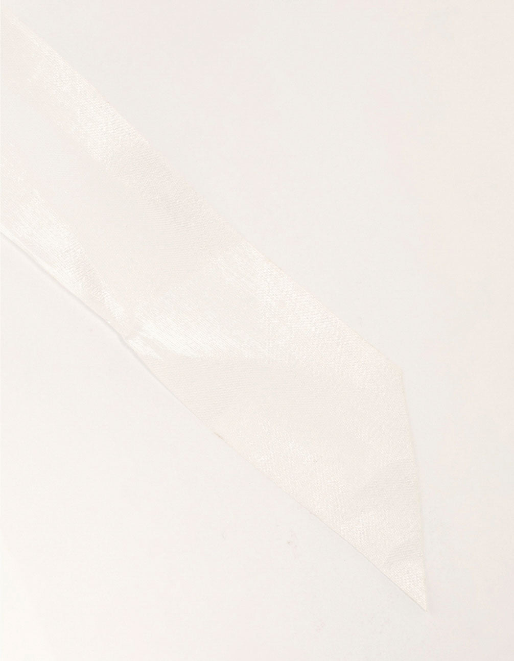 Large White Organza Fabric Bows 2-Pack