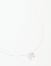 Silver Bling Bow Neckalce - link has visual effect only