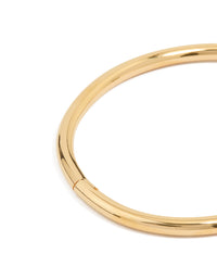 Waterproof Gold Plated Stainless Steel Simple Hinge Bracelet - link has visual effect only