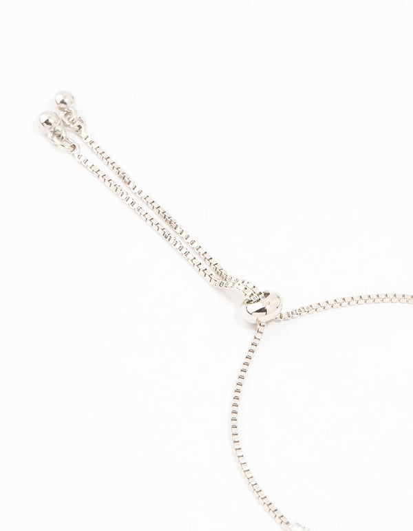 Silver Cubic Zirconia Tennis Bracelet