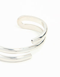 Silver Wrap Around  Wrist Cuff - link has visual effect only