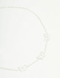 Sterling Silver Butterfly Trio Bracelet - link has visual effect only