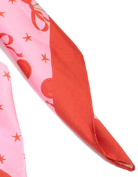 Cherry Bow & Star Fabric Scarf - link has visual effect only