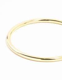 Gold Round Bangle - link has visual effect only