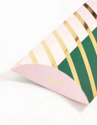 Pink and Green Pillow Box - link has visual effect only
