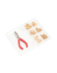 Gold Plated Jewellery Making Kit - link has visual effect only