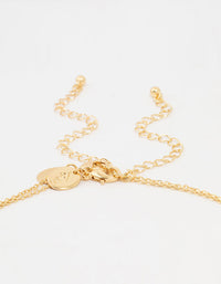 Gold Plated Cherry & Mushroom Layered Necklace - link has visual effect only