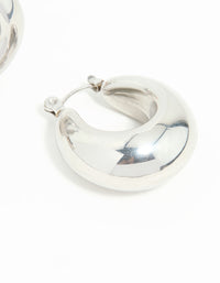 Waterproof Stainless Steel Full Bubble Hoop Earrings - link has visual effect only