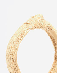 Raffia Twisted Knit Headband - link has visual effect only