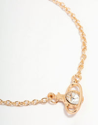 Gold Ball Planet Diamante Bracelets 2-Pack - link has visual effect only