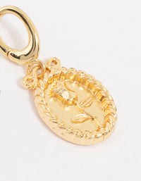 Gold Plated Pearl & Bow Charms 3-Pack - link has visual effect only