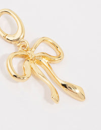Gold Plated Bow & Heart Charms 3-Pack - link has visual effect only