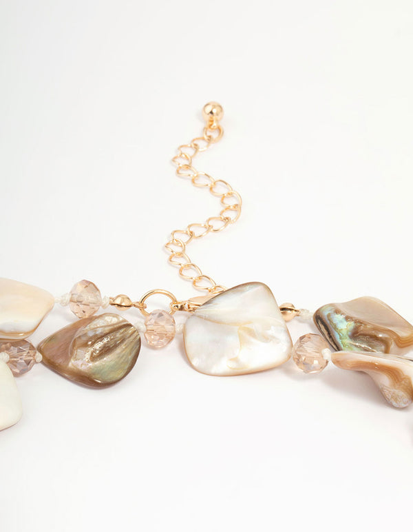 Genuine Shell Long Organic Necklace