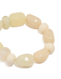 Gold & Acrylic Beaded Stretch Bracelets 3-Pack - link has visual effect only