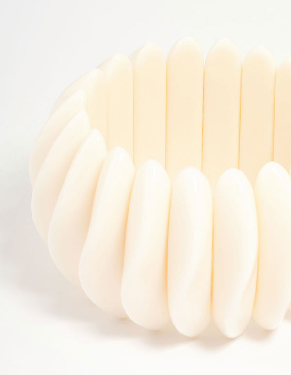 Acrylic Disc Stretch Bracelet