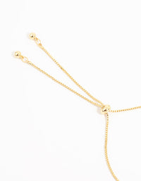 Gold Plated Mother Of Pearl & Mini Heart Toggle Bracelet - link has visual effect only