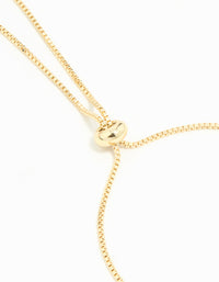 Gold Plated Pearl Flower Toggle Bracelet - link has visual effect only