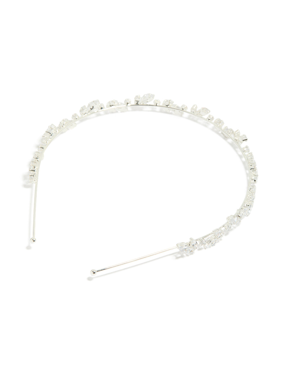 Silver  Wavy Vine Headband