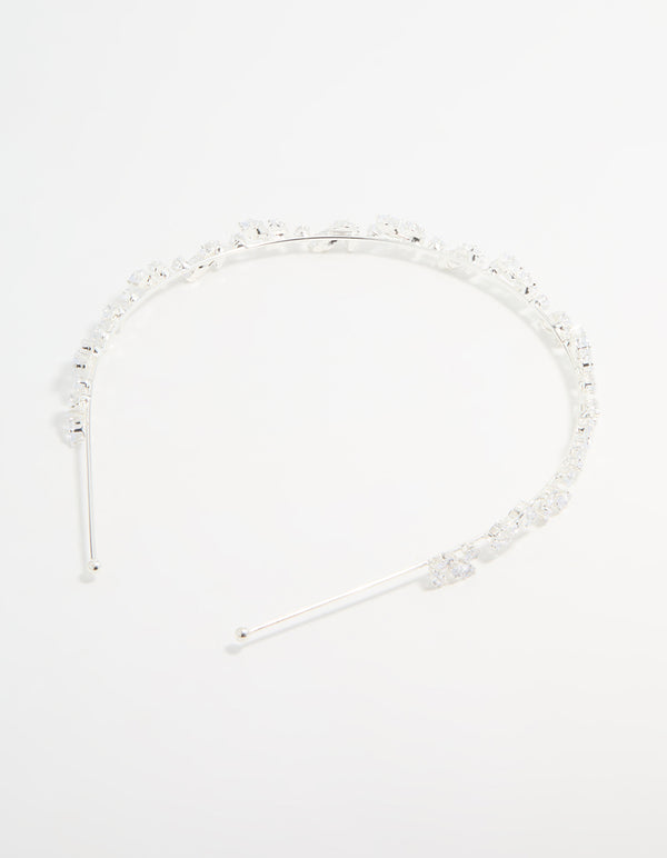 Silver  Wavy Vine Headband