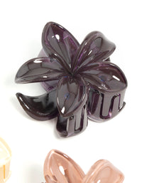 Neutral Frangipani Flower Mini Claw Clips 4-Pack - link has visual effect only