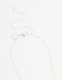 Kids Silver Rainbow Heart BFF Necklace Set - link has visual effect only