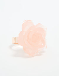 Rose Gold Large Rosette Ring - link has visual effect only