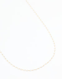 Waterproof Gold Plated Stainless Steel Pearl Waist Chain - link has visual effect only