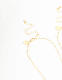 Kids Gold Shaker Bunny BFF Pendant Necklaces 2-Pack - link has visual effect only