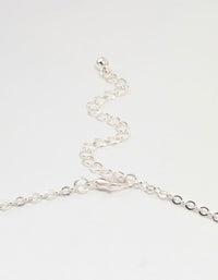 Silver Thin Choker Necklace - link has visual effect only
