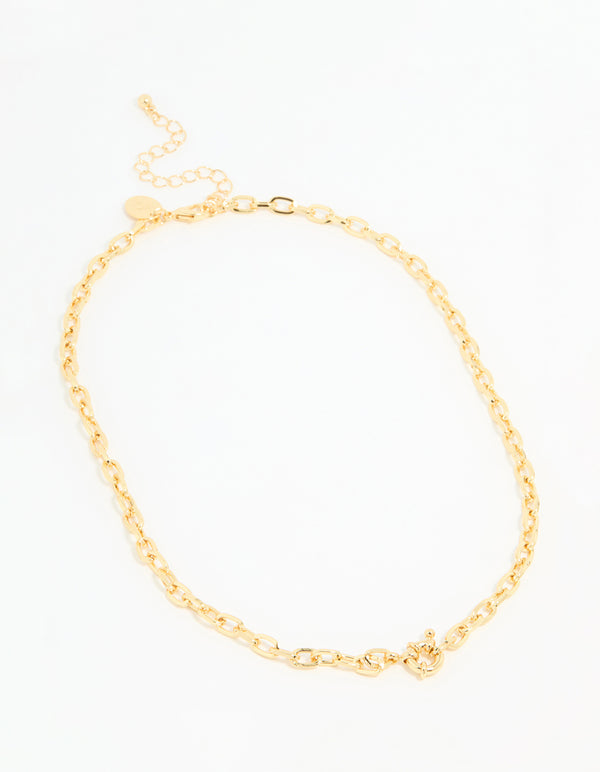 Gold Dainty Chain Necklace