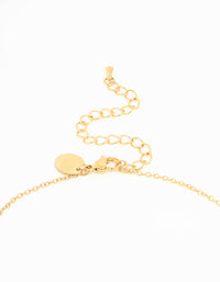 Waterproof Gold Plated Stainless Steel Cubic Zirconia Y-Necklace - link has visual effect only