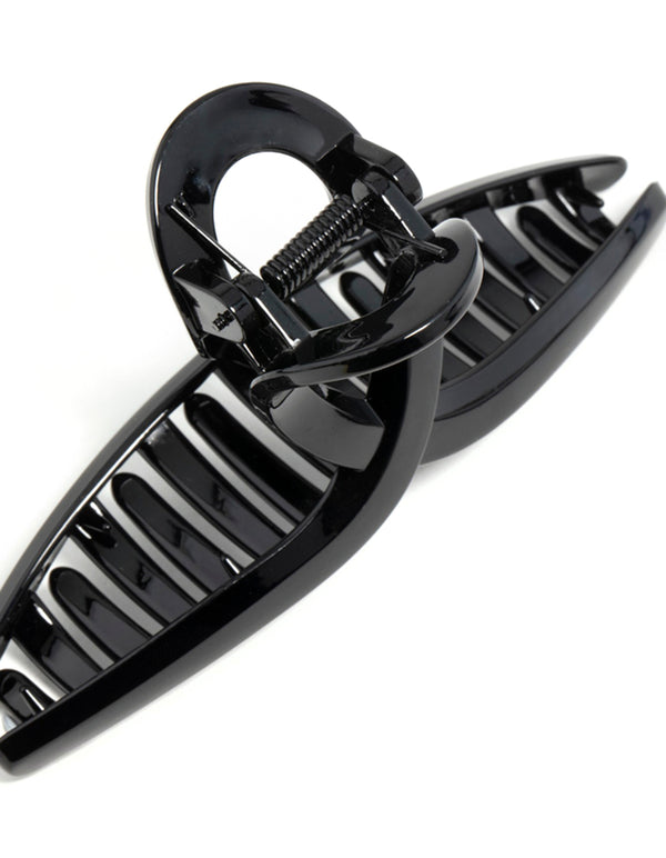 Black Loop Hair Claw Clip