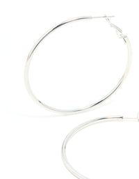Surgical Steel Hoop Earrings 50 MM - link has visual effect only