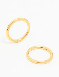 Gold Plated Surgical Steel Sleeper Earrings - link has visual effect only