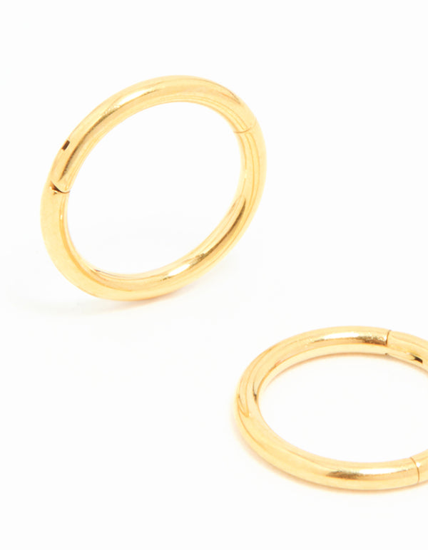 Gold Plated Surgical Steel Sleeper Earrings