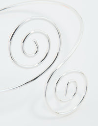 Silver Swivel Arm Cuff - link has visual effect only