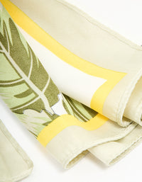 Fabric Large Floral Outline Scarf - link has visual effect only