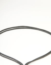 Antique Silver Cord Tassel Necklace - link has visual effect only