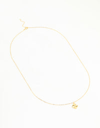 Gold Plated Sterling Silver Flower Necklace - link has visual effect only