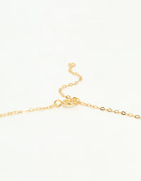 Gold Plated Sterling Silver Flower Necklace - link has visual effect only