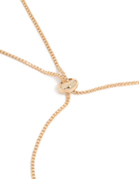 Gold Cubic Zirconia Butterfly & Flower Toggle Bracelet - link has visual effect only
