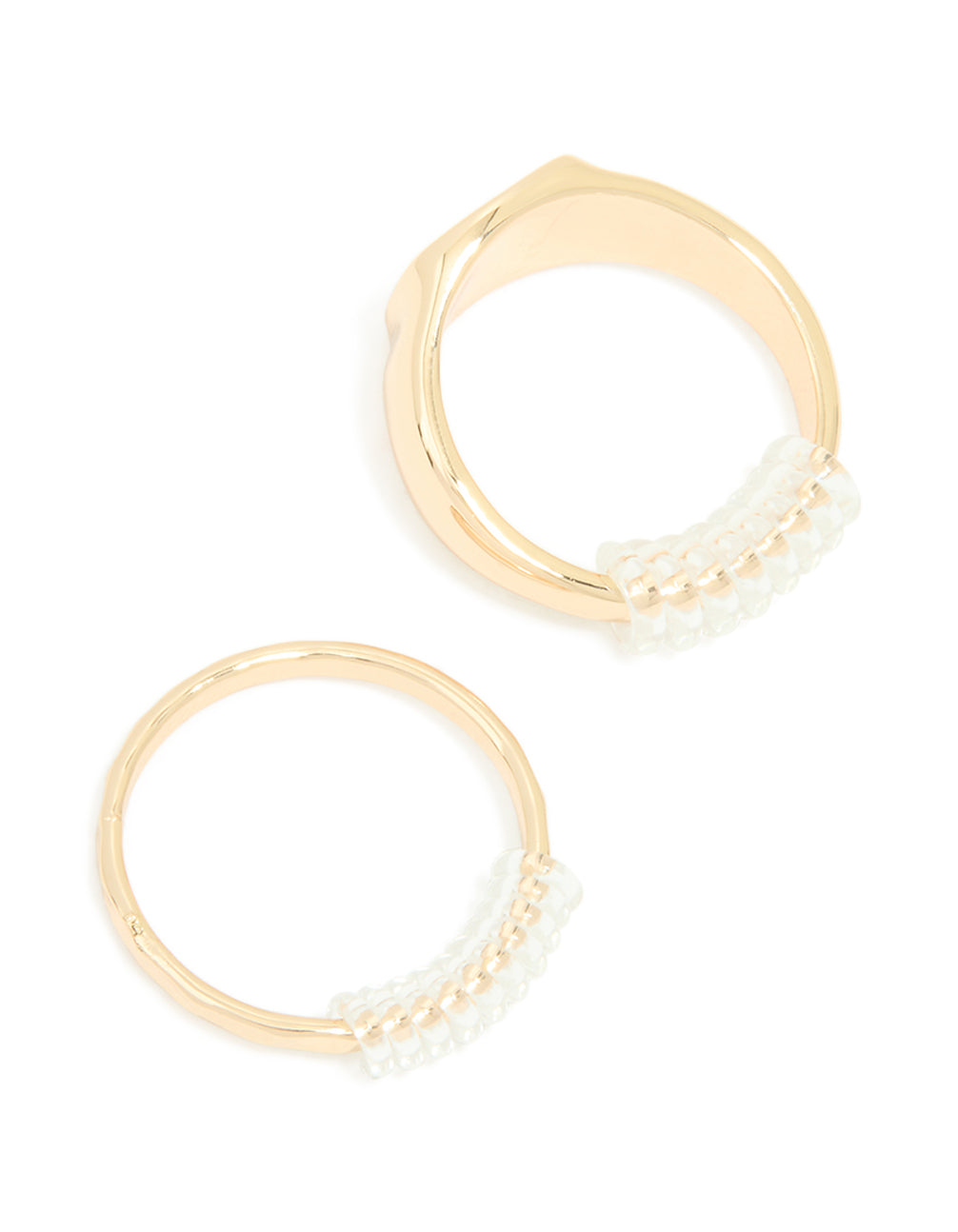 Discover a white ring adjuster front view