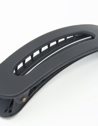 Black Oval Hair Slide Clip - link has visual effect only