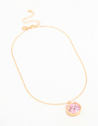 Kids Gold Sequin Cat Shaker Pendant Necklace - link has visual effect only