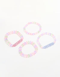 Kids Beaded Sister Stretch Bracelets 4-Pack - link has visual effect only
