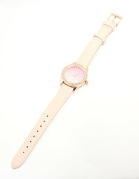 Kids Rose Gold Analogue Watch - link has visual effect only